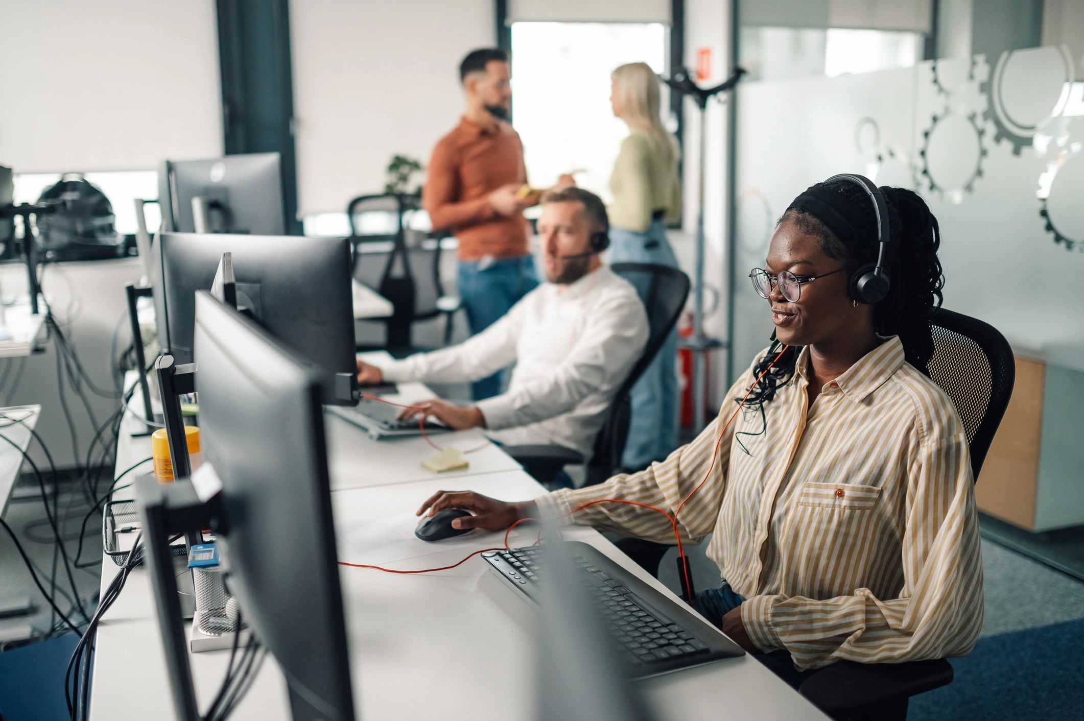 telecommunications consulting team